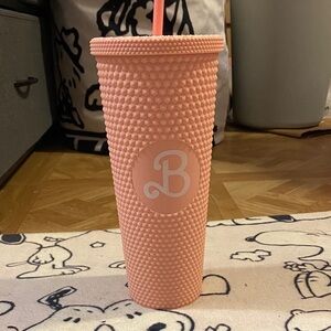 Starbucks x Barbie Textured Pink Tumbler